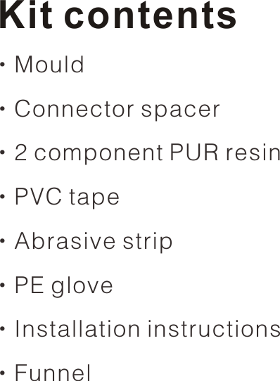 CAST RESIN STRAIGHT THROUGH JOINT