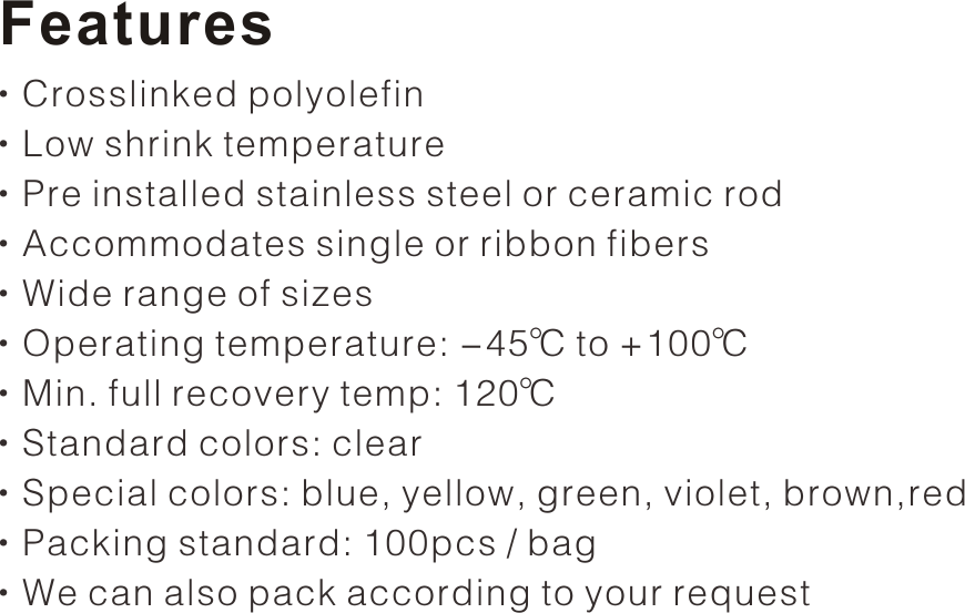 1KV HEAT SHRINKABLE STRAIGHT THROUGH JOINT