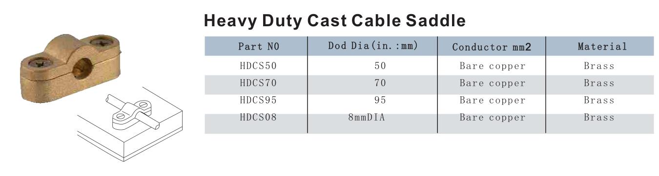Heavy Duty Cast Cable Saddle HDC